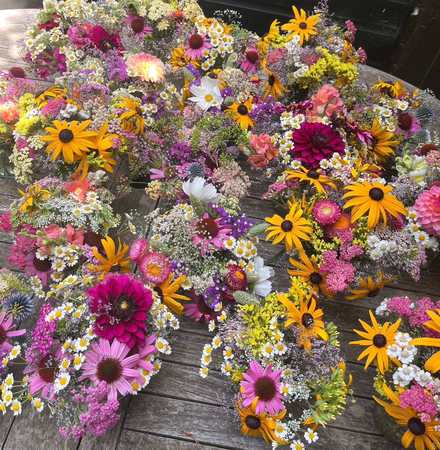 Jam jar posy