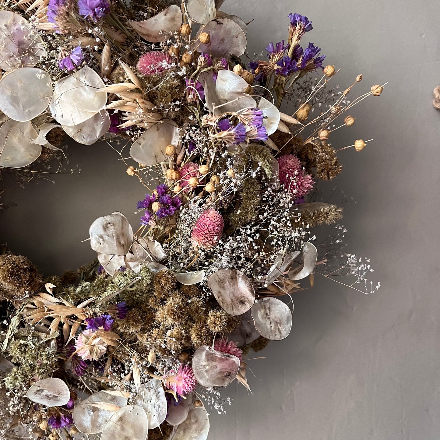 Floral Summer wreath | Dried flowers - 34cm