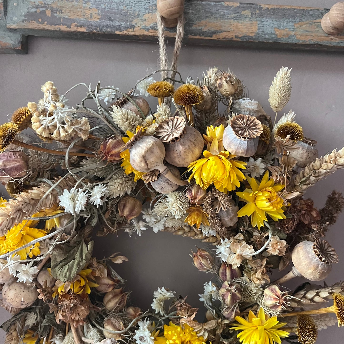 Everlasting dried flowers| Autumn inspired decor | Autumn dried flowers | Fall wreath | Fall inspired decor | Small Dried Flower | 25cm