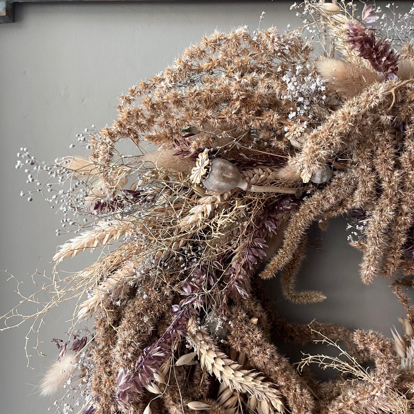 Dried flower spring wreath | Spring/ summer wreath- 34cm