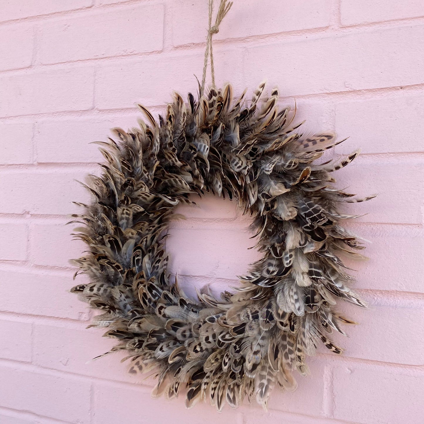 Front door decor | Door wreath | Feather wreath | Winter wreath | Christmas wreath | Decor for Winter | Winter wreath | 30-35cm
