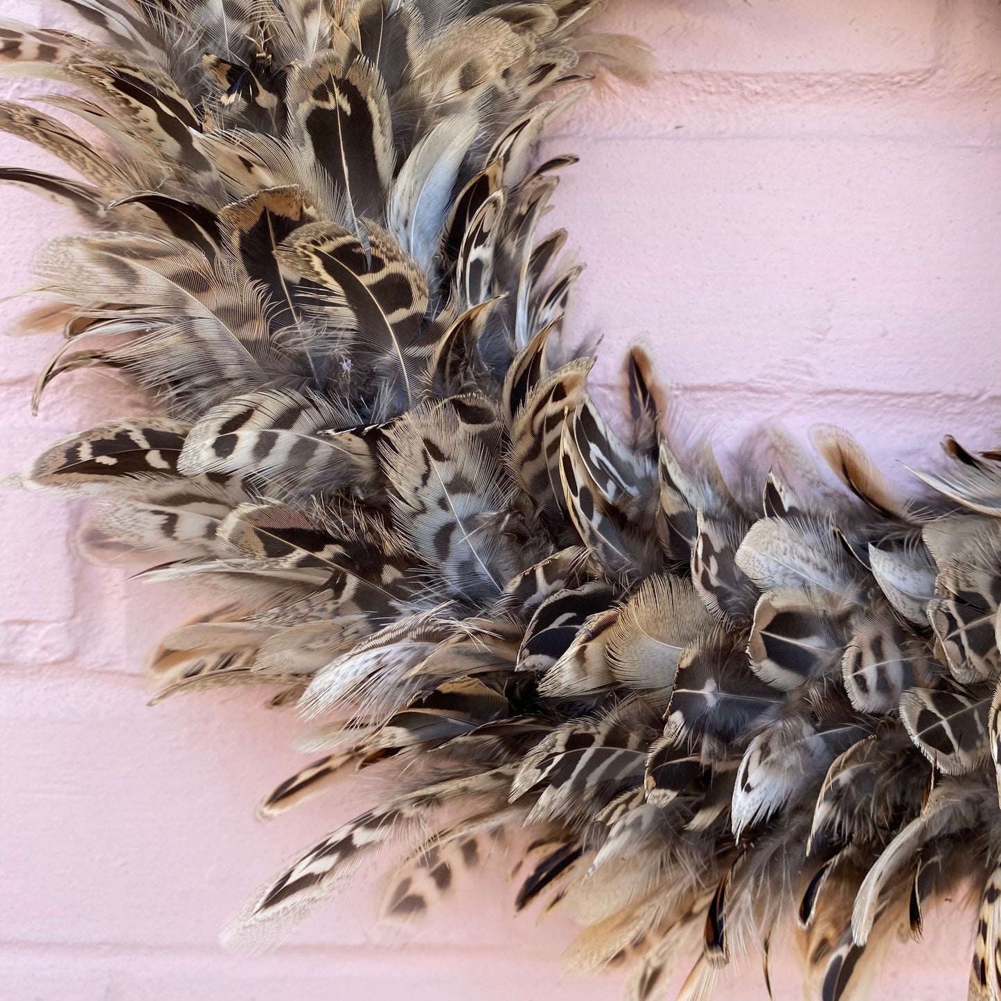 Front door decor | Door wreath | Feather wreath | Winter wreath | Christmas wreath | Decor for Winter | Winter wreath | 30-35cm