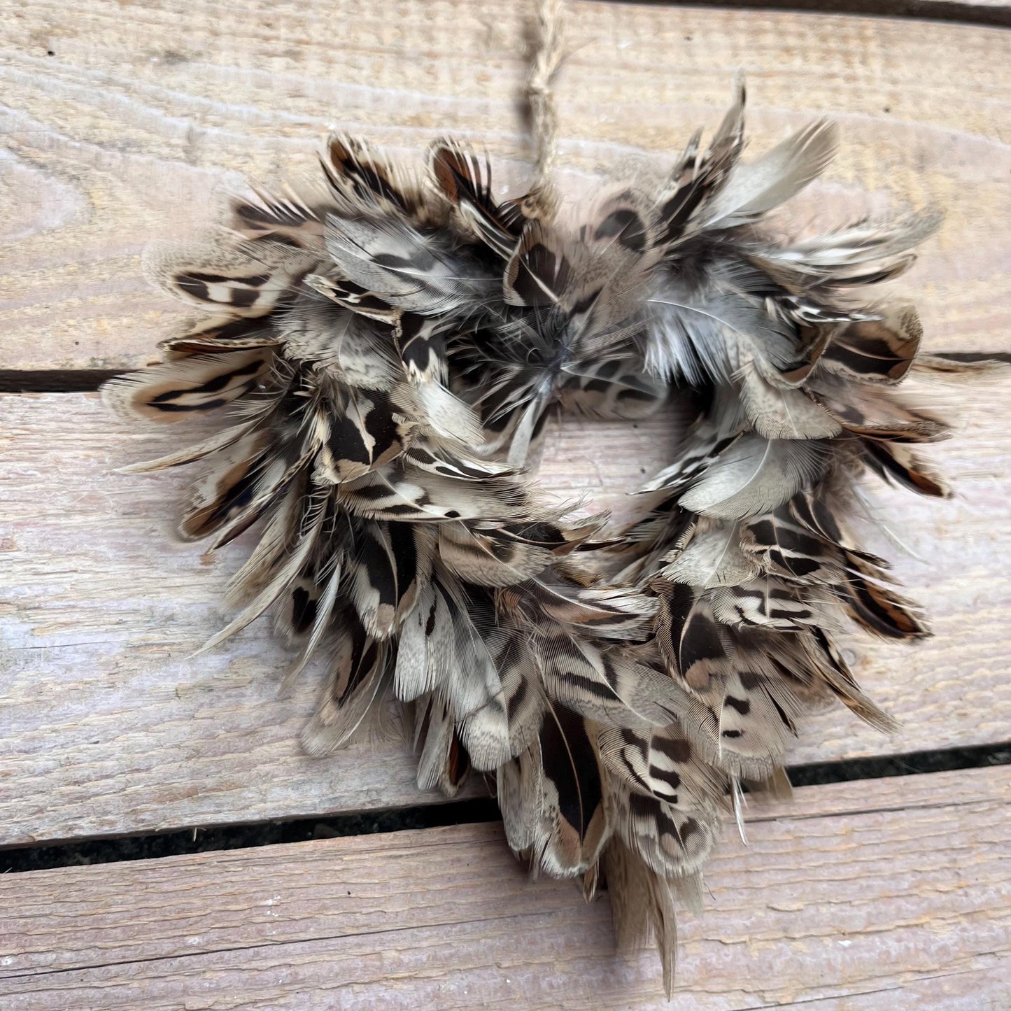 Feather Tree decoration- Farmhouse Christmas decor: 13cm