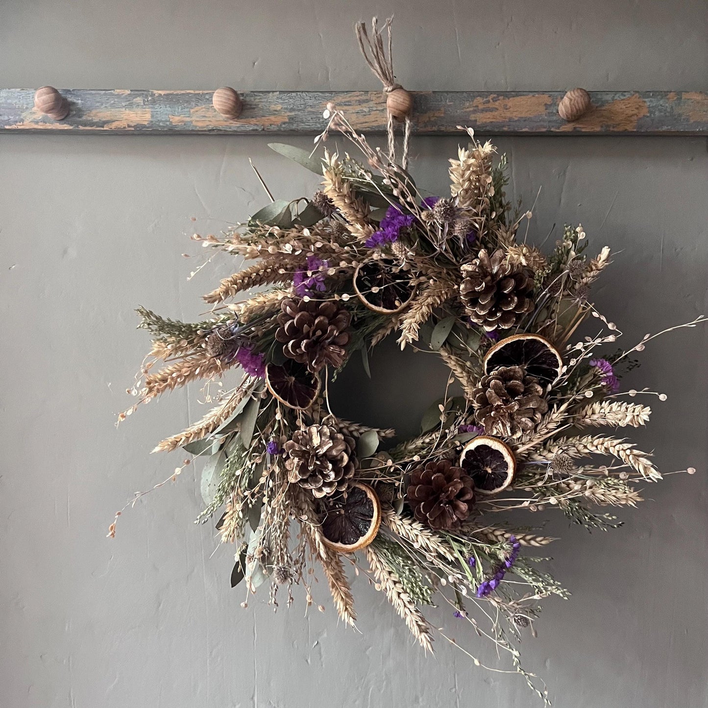 Dried flower wreath making kit | Christmas Wreath making kit | 25cm wreath | Craft kit | DIY kit | Flower craft kit