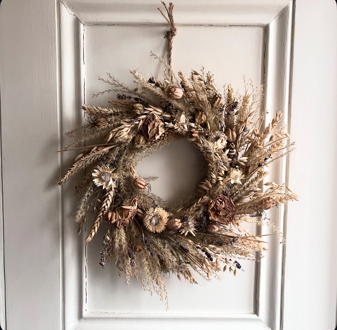 Winter wreath making kit- 25cm wreath craft kit | Christmas wreath making