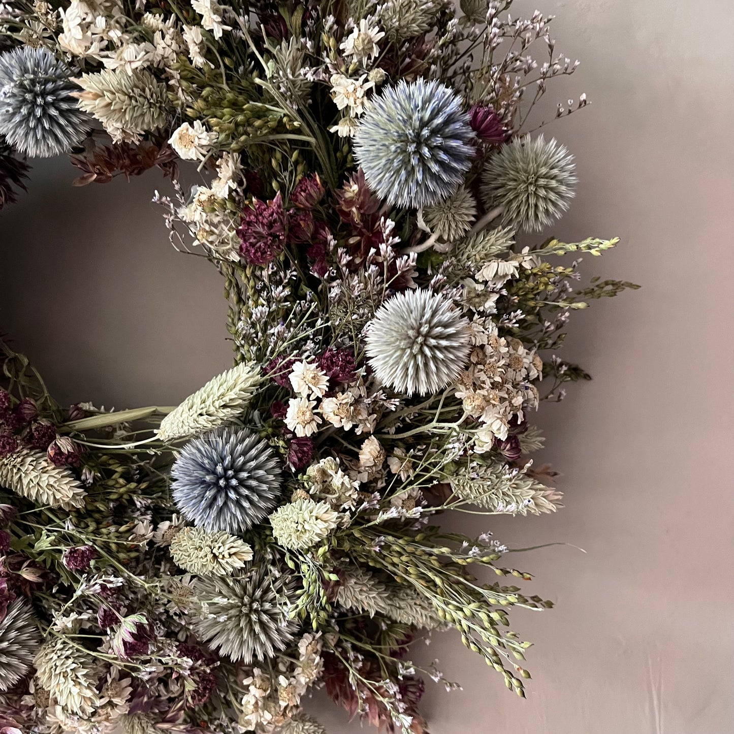 Dried Flower Winter Wreath- 28cm