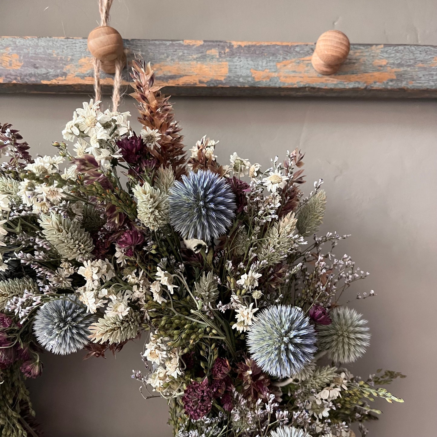 Dried Flower Winter Wreath- 28cm