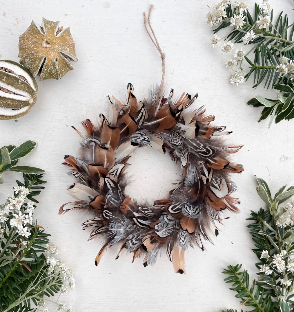 Pheasant Feather Bauble | Handcrafted Christmas Ornament