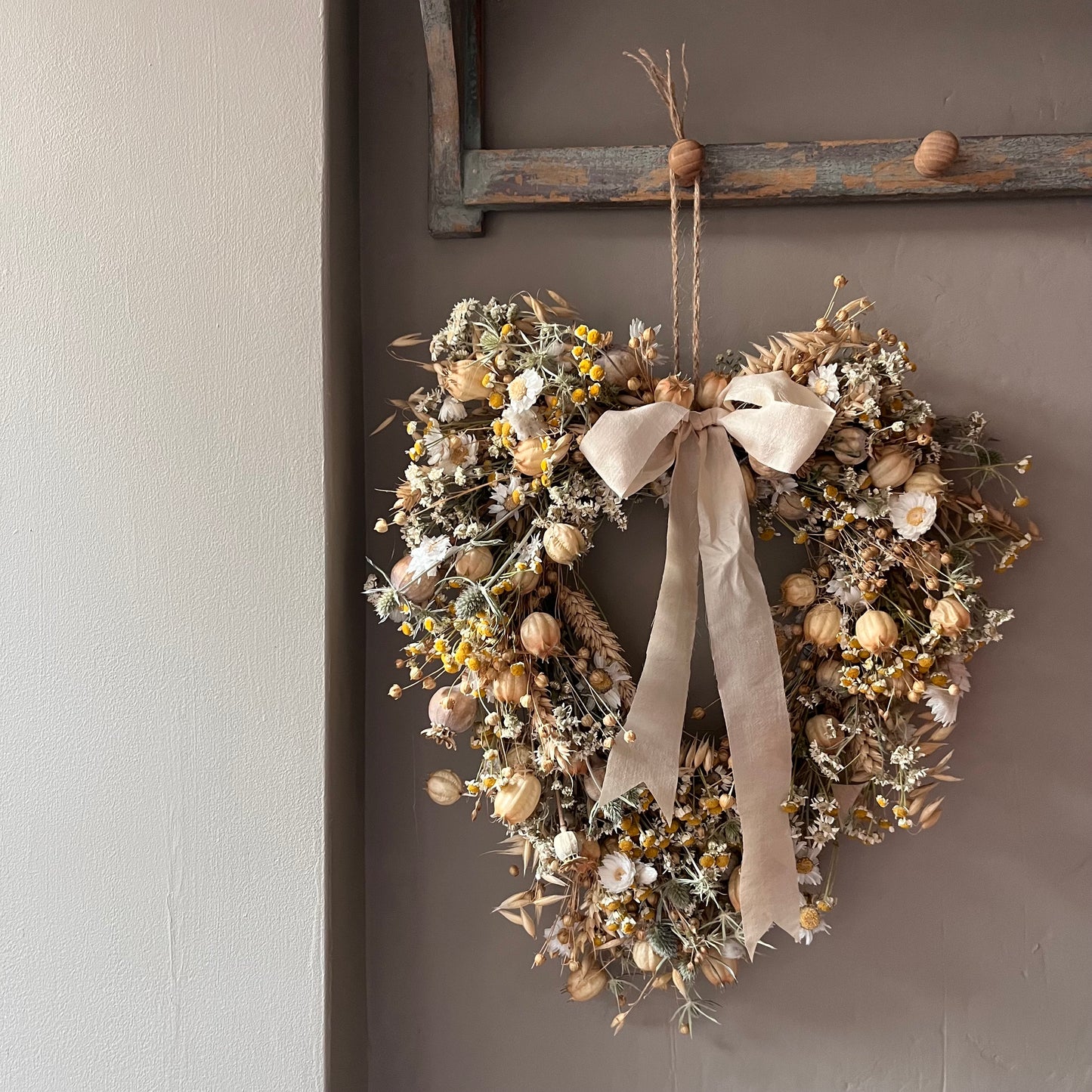 Dried Flower Autumn Wreath | Autumnal Decor | New home gift