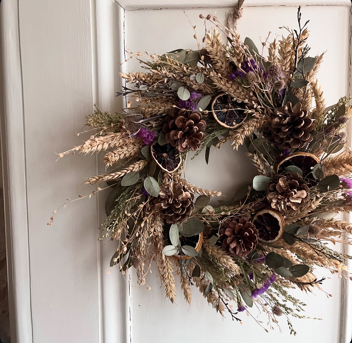 Dried flower wreath making kit | Christmas Wreath making kit | 25cm wreath | Craft kit | DIY kit | Flower craft kit