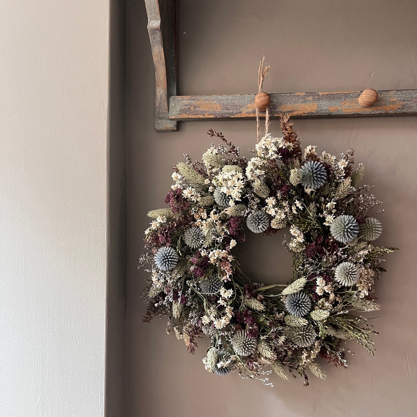 Dried Flower Winter Wreath- 28cm