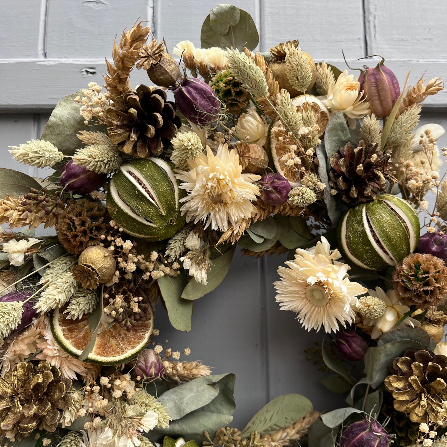 Dried flower wreath making workshops