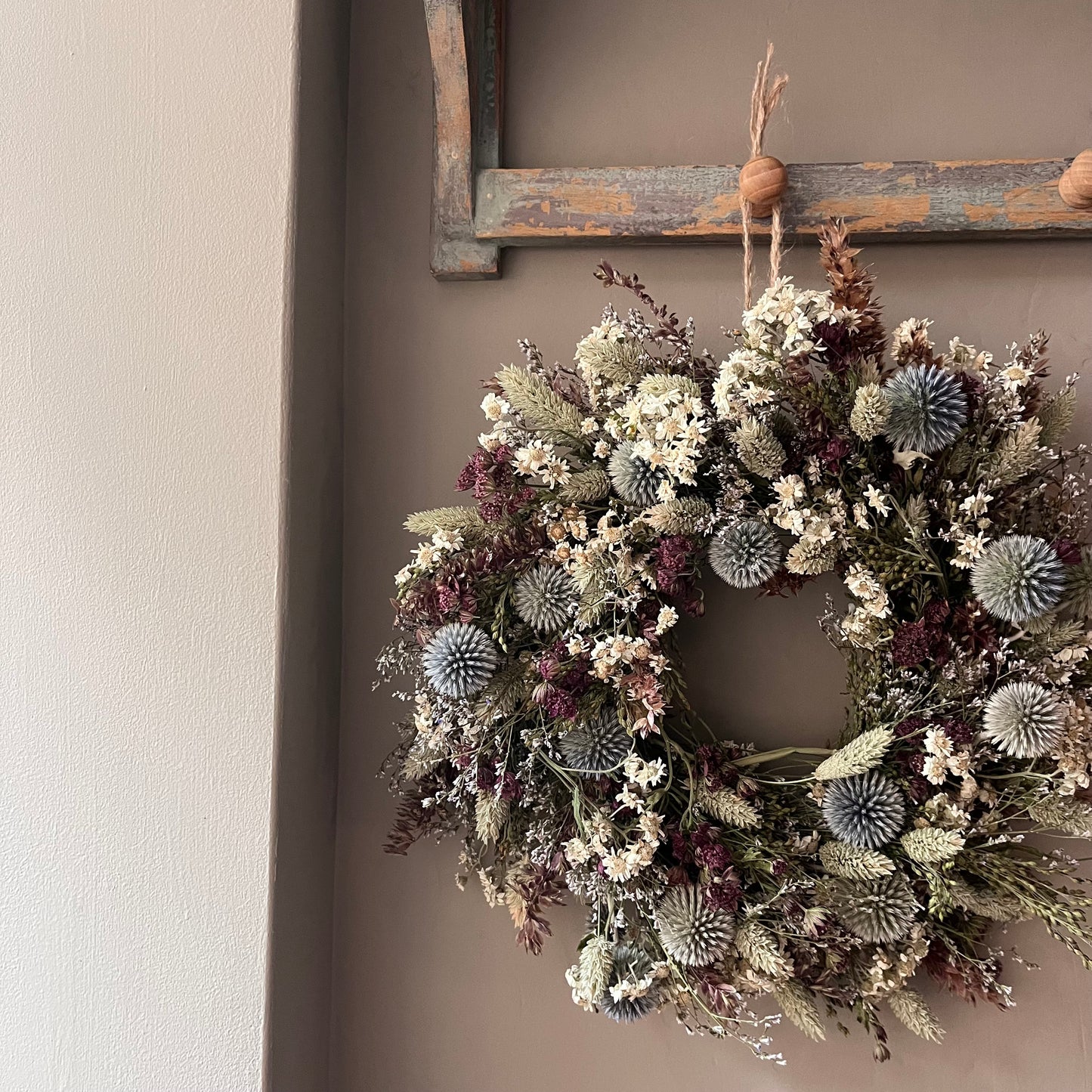 Dried Flower Winter Wreath- 28cm