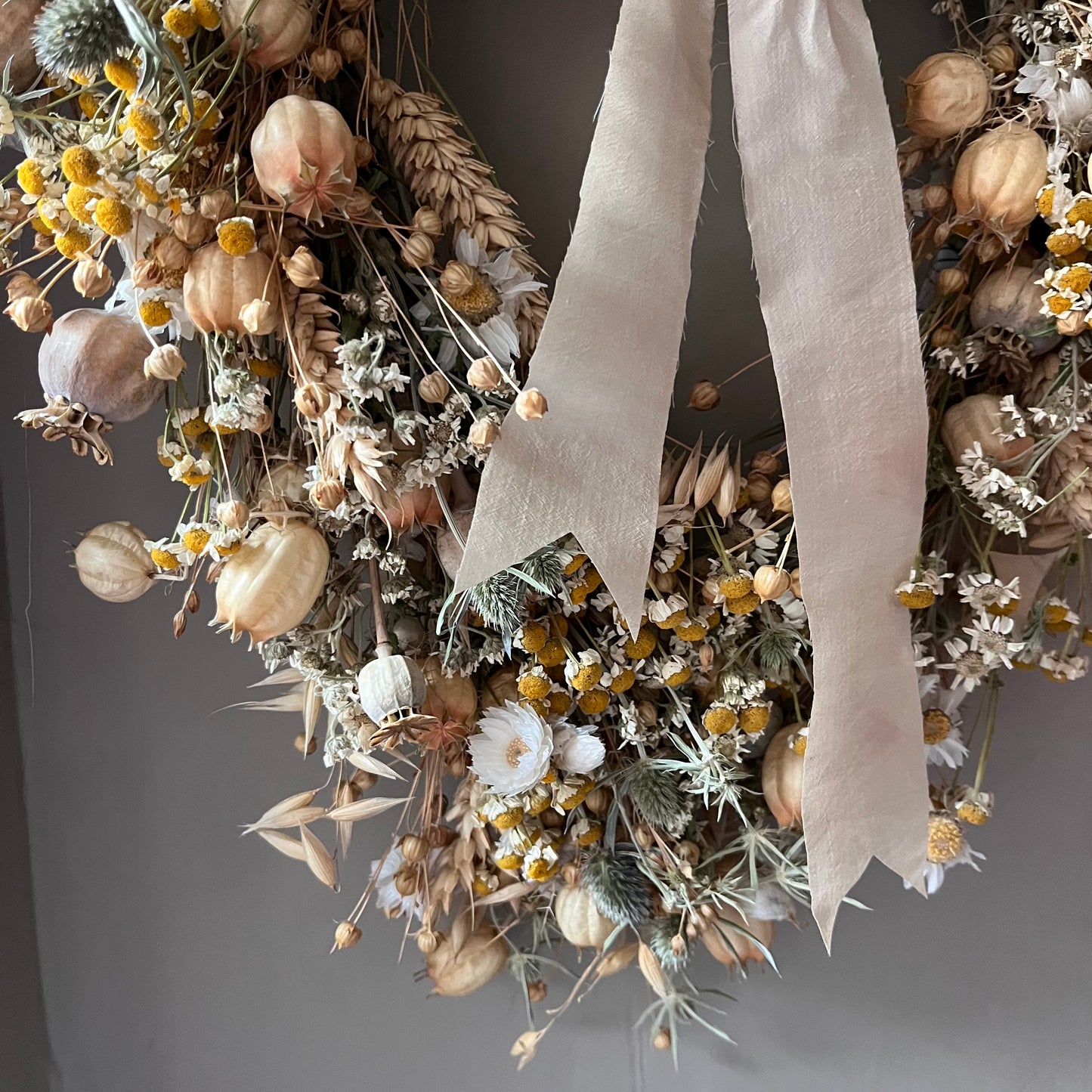 Dried Flower Autumn Wreath | Autumnal Decor | New home gift