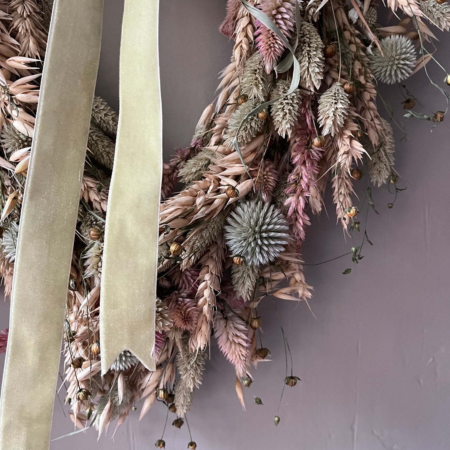 Dried Flower heart Wreath | Spring Decor | Valentines gift