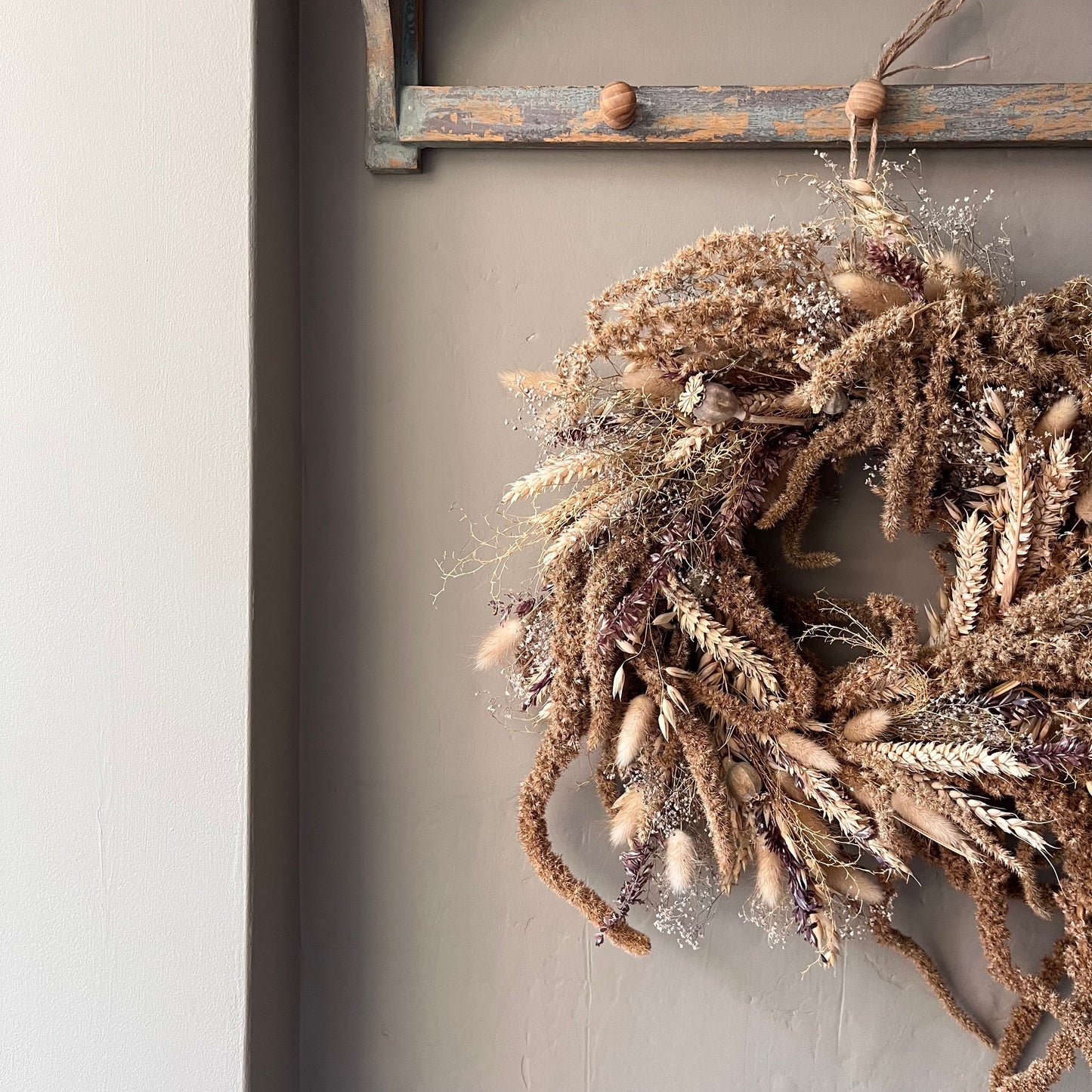 Dried flower spring wreath | Spring/ summer wreath- 34cm