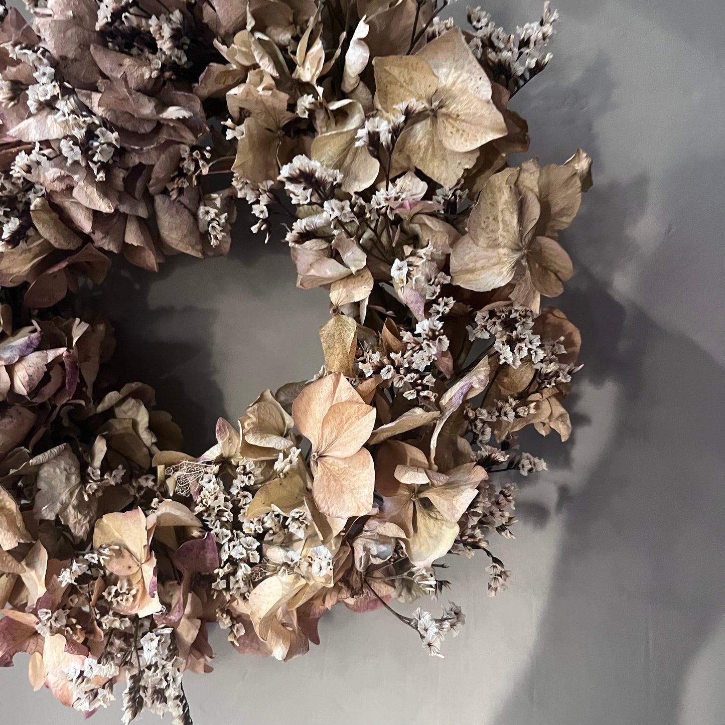 Dried Flower Wreath | Farmhouse Home Decor (22cm)