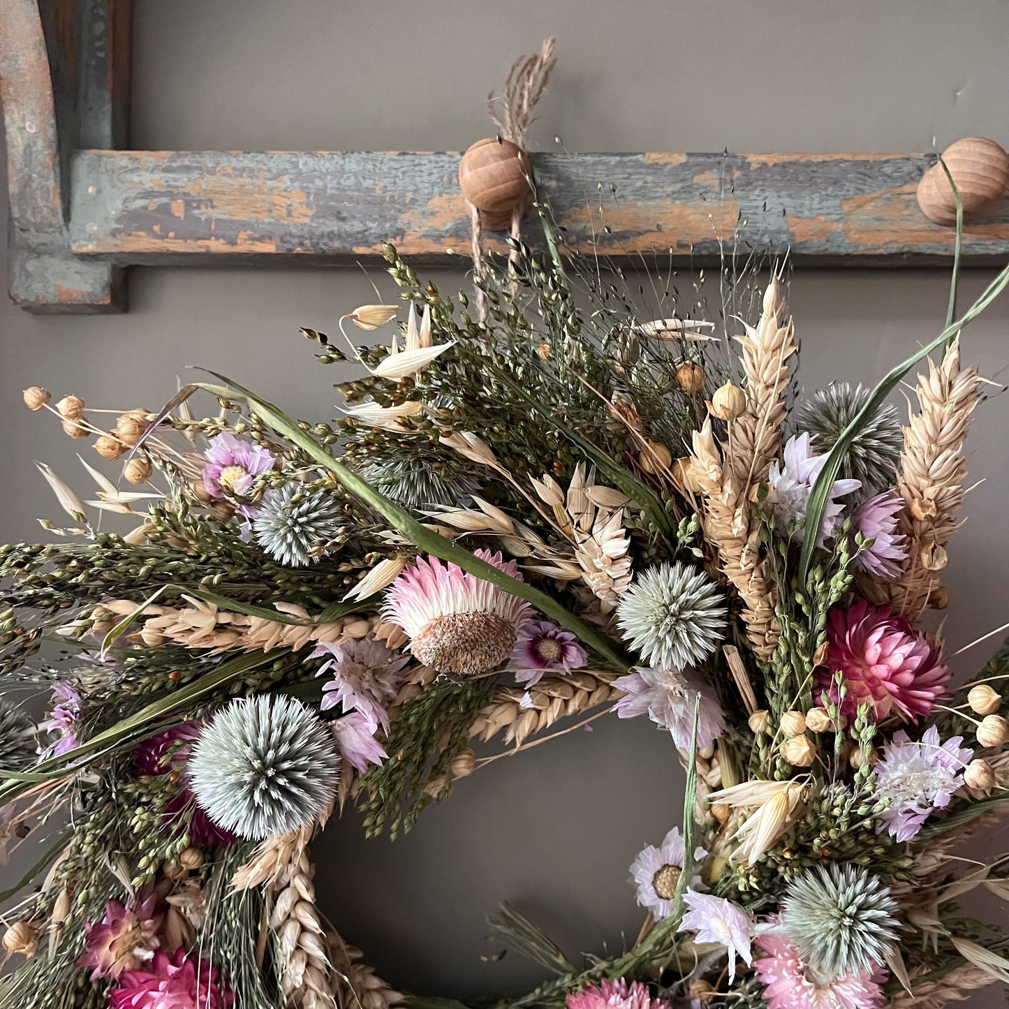 Dried Flower Cottage Wreath- 28cm