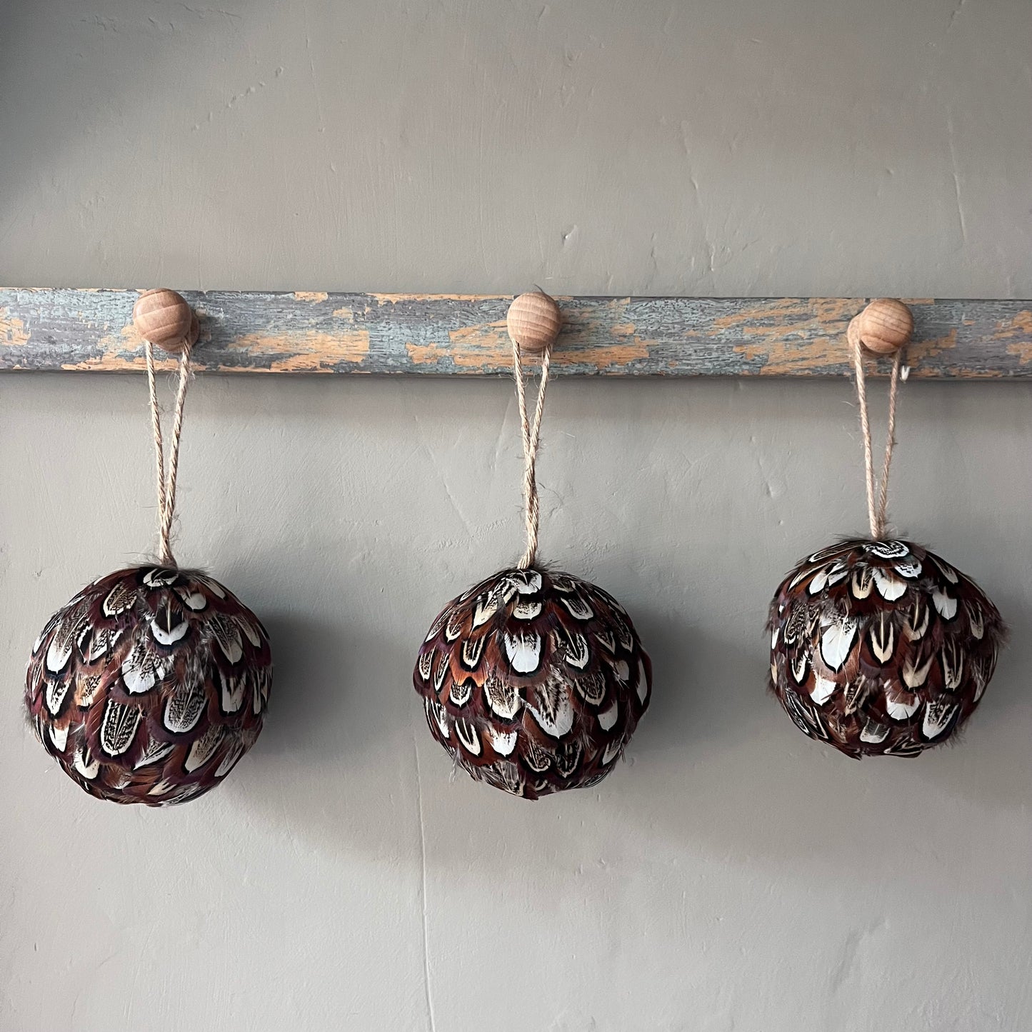 Christmas bauble | Tree decorations | Christmas tree bauble | Farmhouse Christmas | Farmhouse decor | Bauble | Set of 3