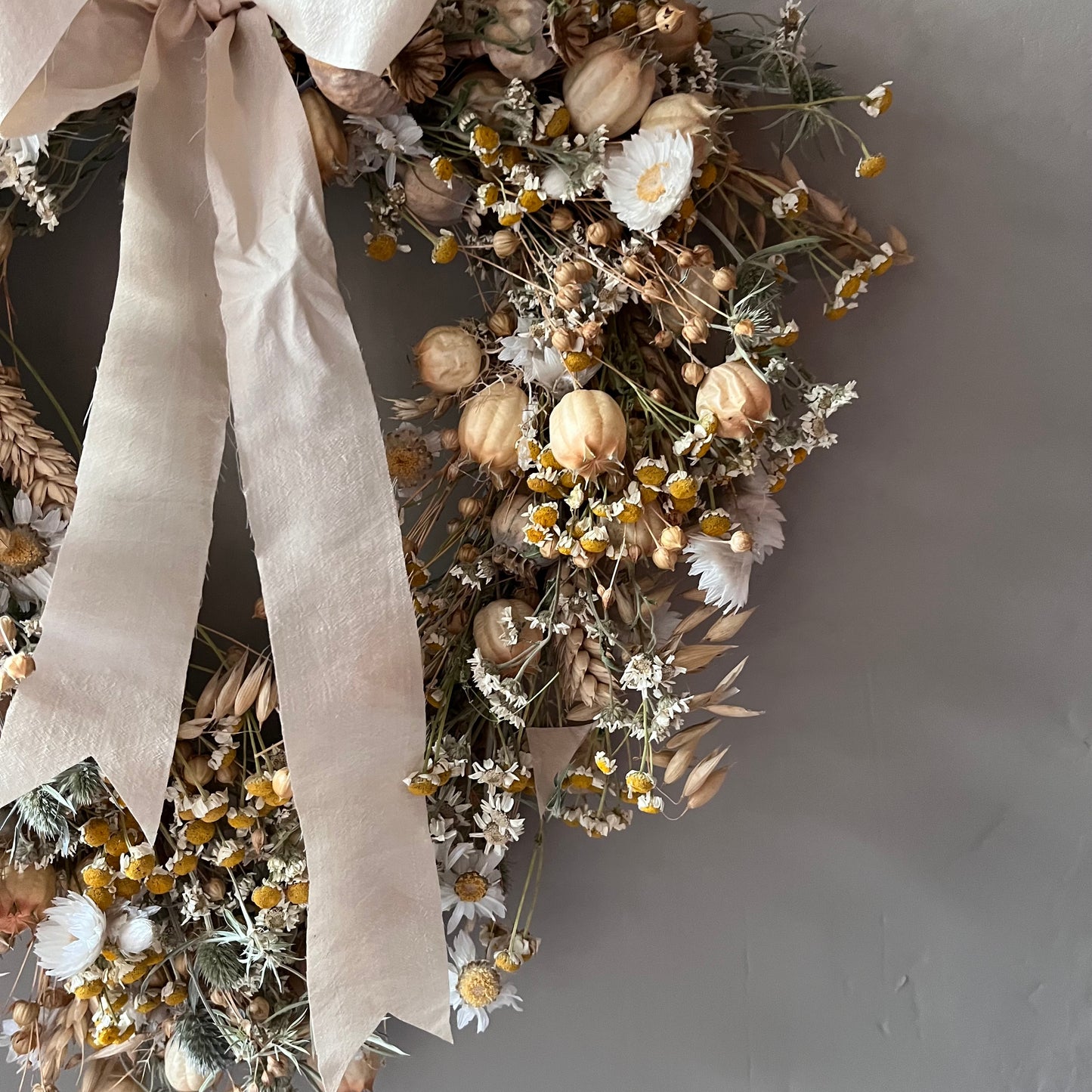 Dried Flower Autumn Wreath | Autumnal Decor | New home gift