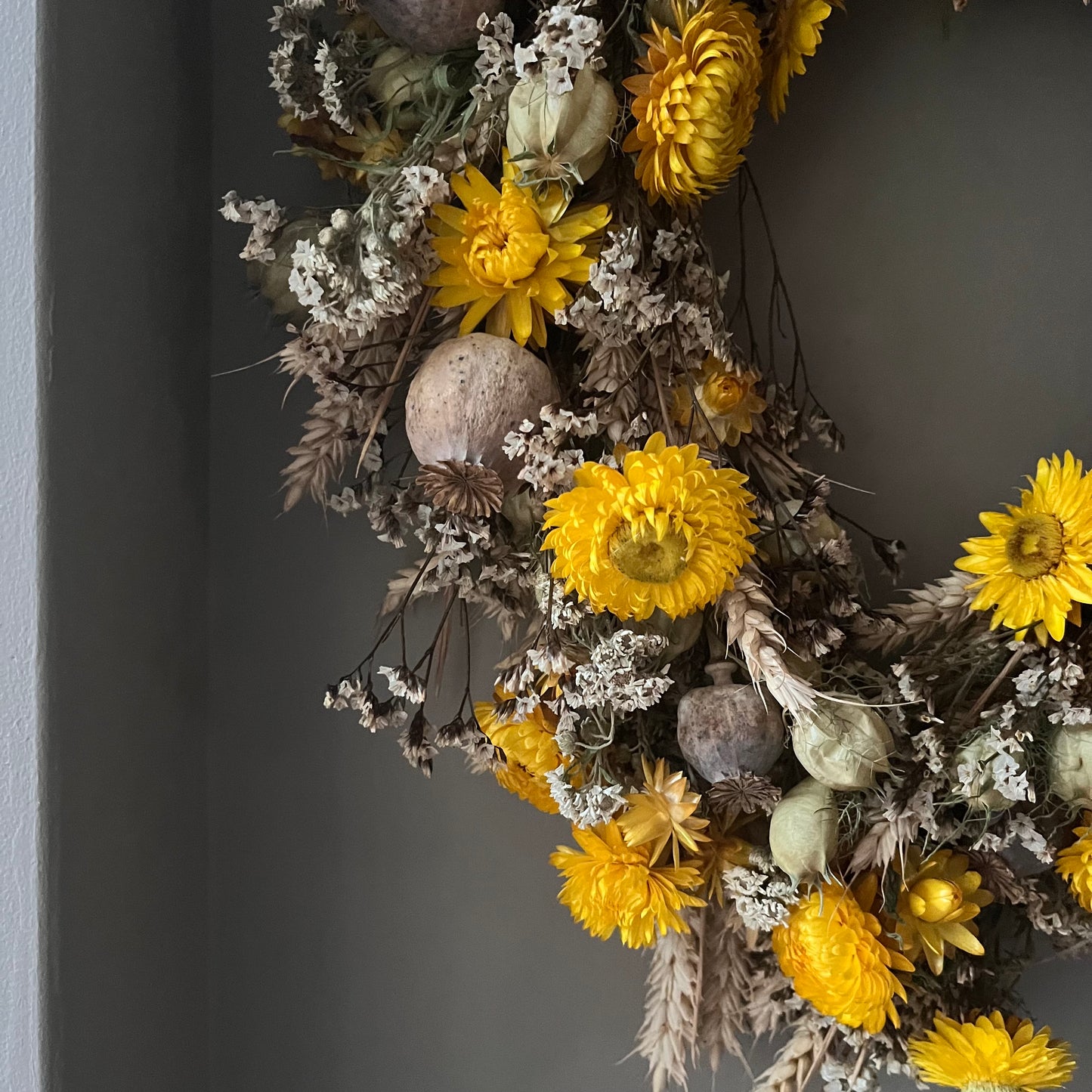 Dried Flower heart Wreath | Spring Decor | Valentines gift