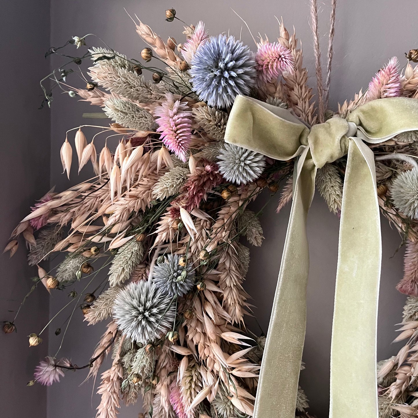 Dried Flower heart Wreath | Spring Decor | Valentines gift