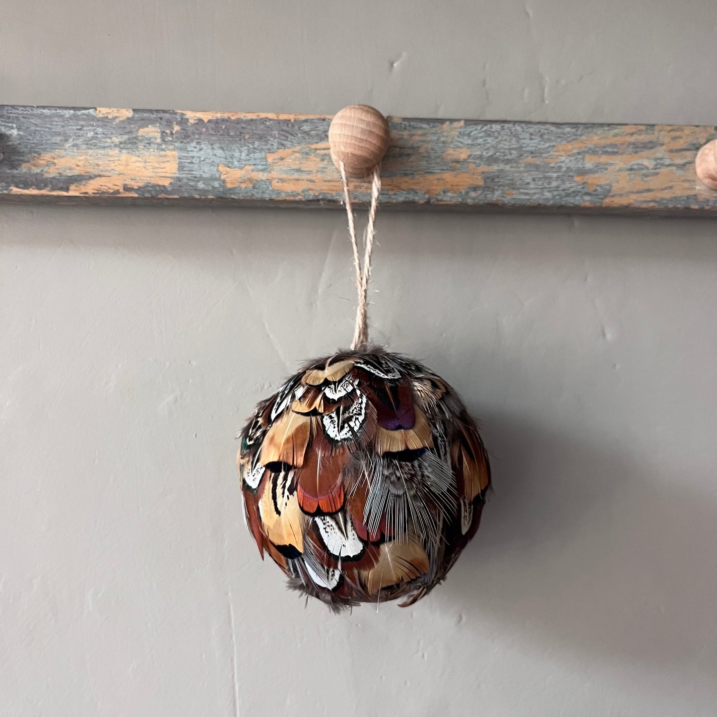 Feather bauble | Christmas bauble | Tree decorations | Christmas bauble | Farmhouse Christmas | Farmhouse decor | Country living | Set of 3