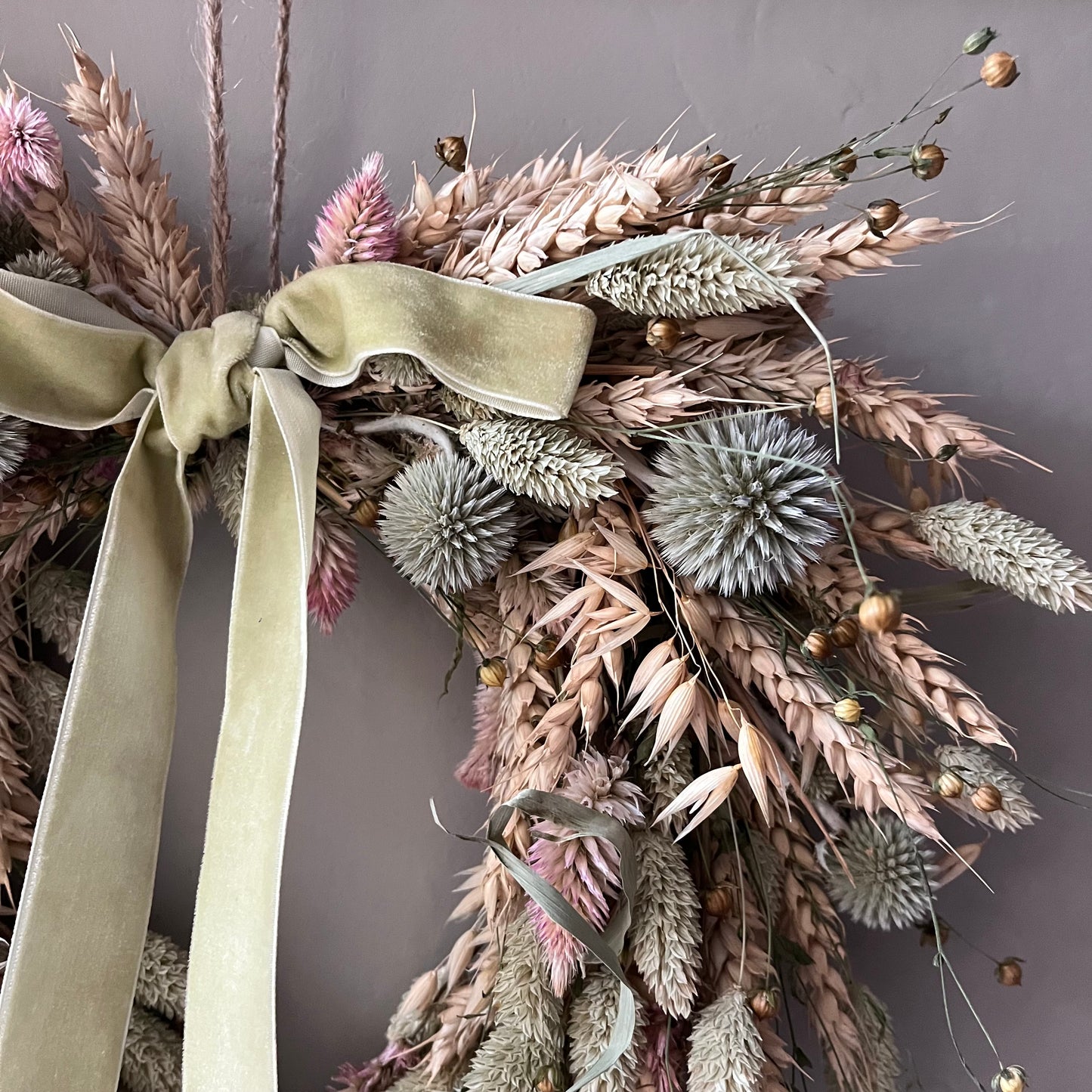 Dried Flower heart Wreath | Spring Decor | Valentines gift