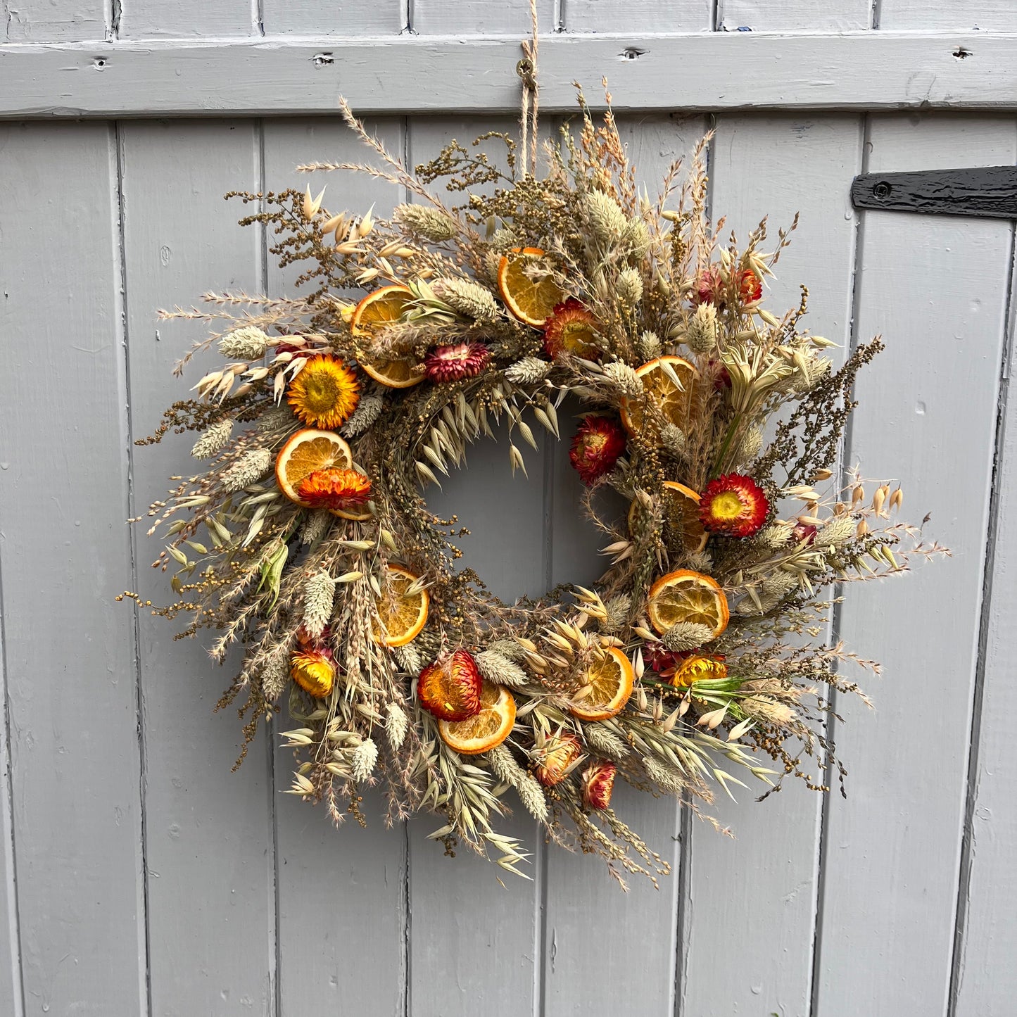 Dried flower wreath making kit | Christmas wreath making | Winter wreath | Make your own | Craft kits | 25cm wreath