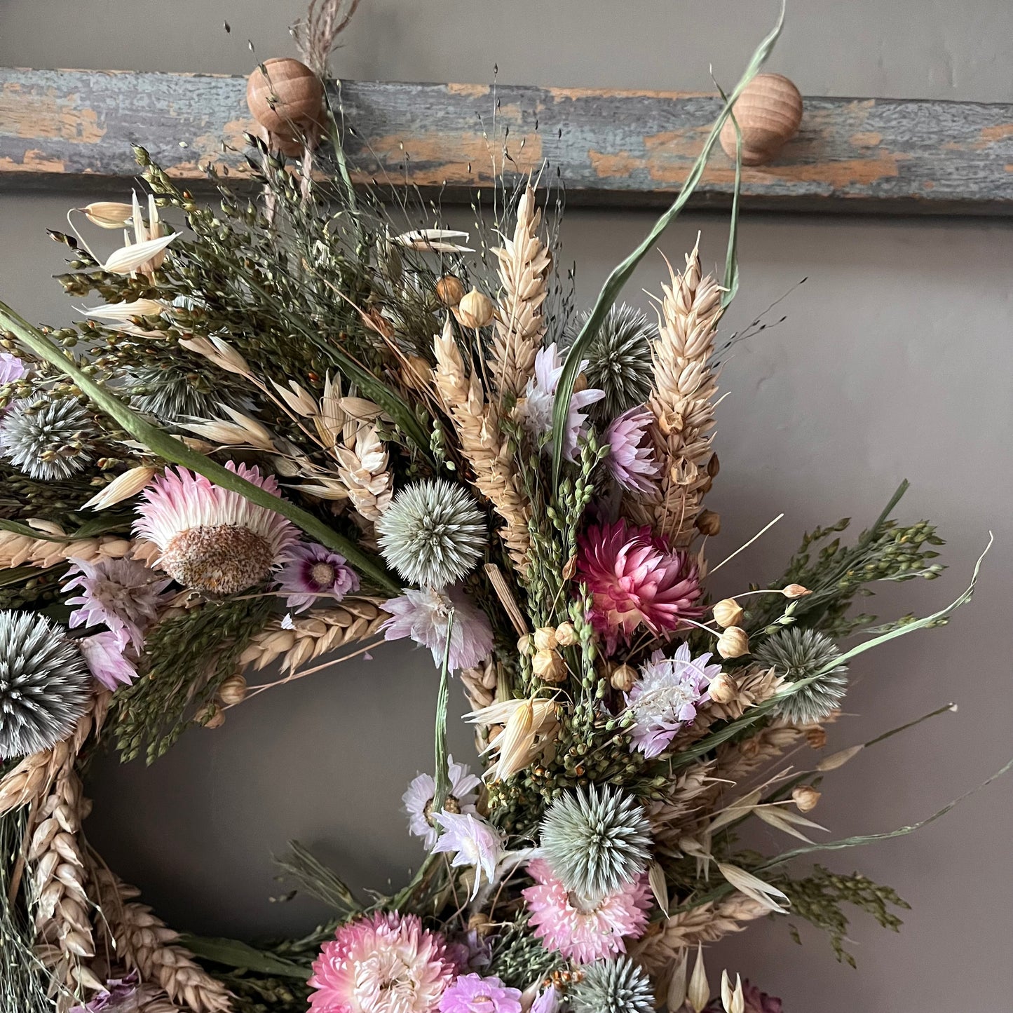 Dried Flower Cottage Wreath- 28cm