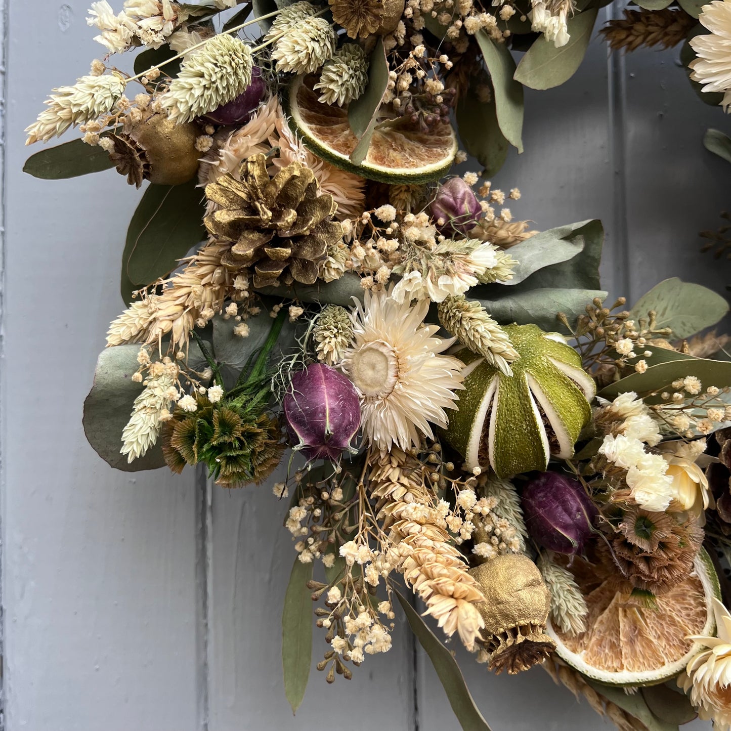 Dried flower wreath making workshops