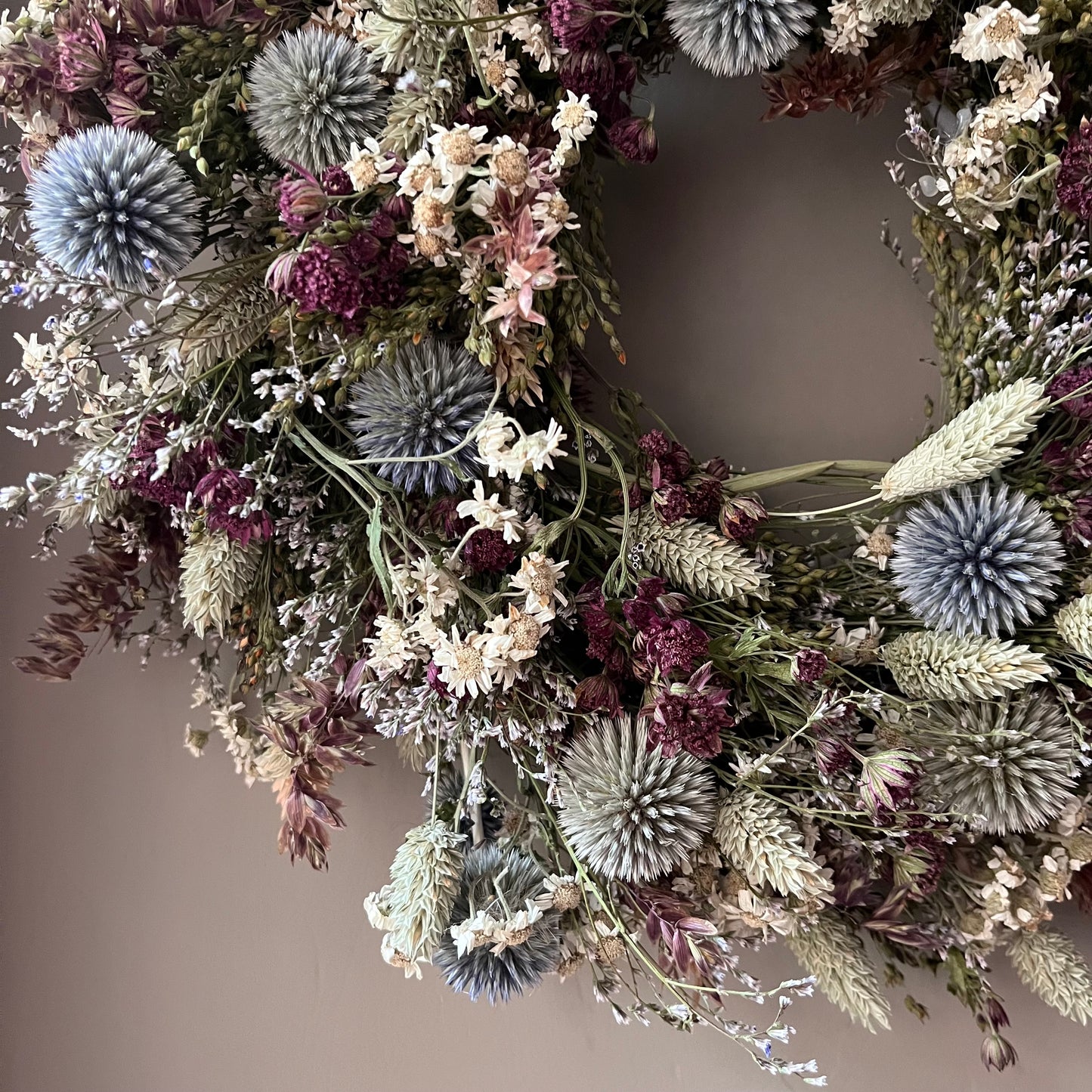 Dried Flower Winter Wreath- 28cm