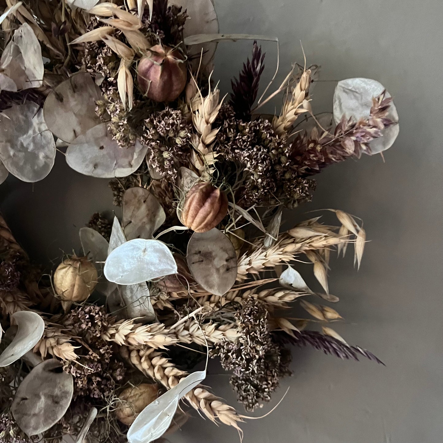 Dried flower wreath | Farmhouse style | Country living | Farmhouse wreath | Spring wreath | 25cm
