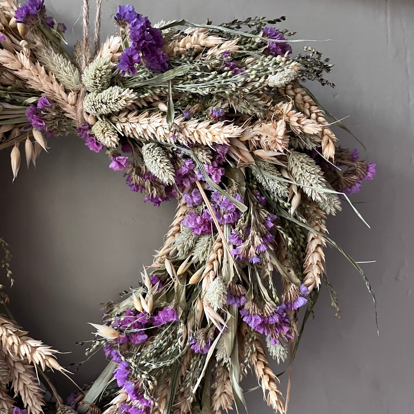 Dried Flower Spring/ Easter Wreath | Heart shaped decor
