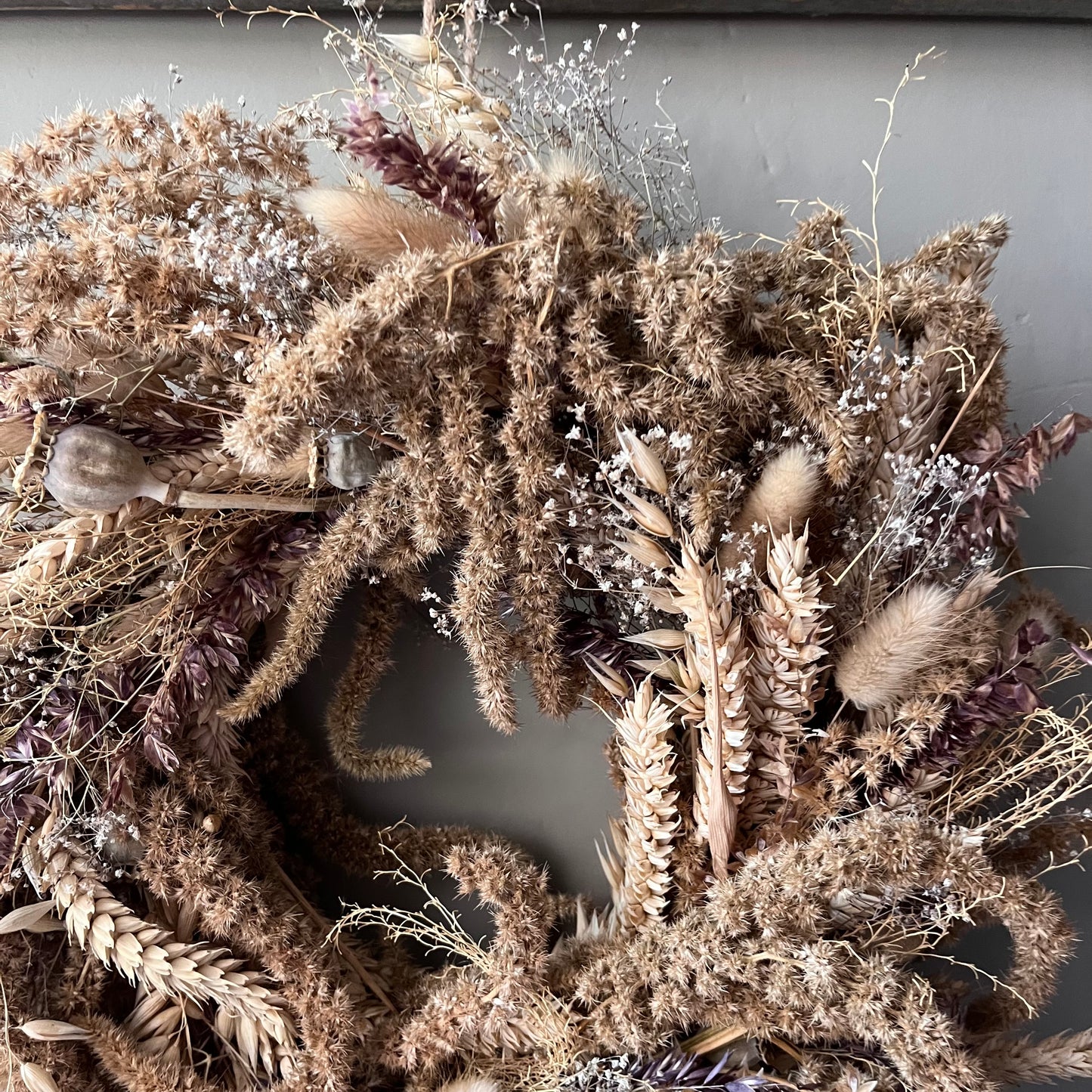 Dried flower spring wreath | Spring/ summer wreath- 34cm