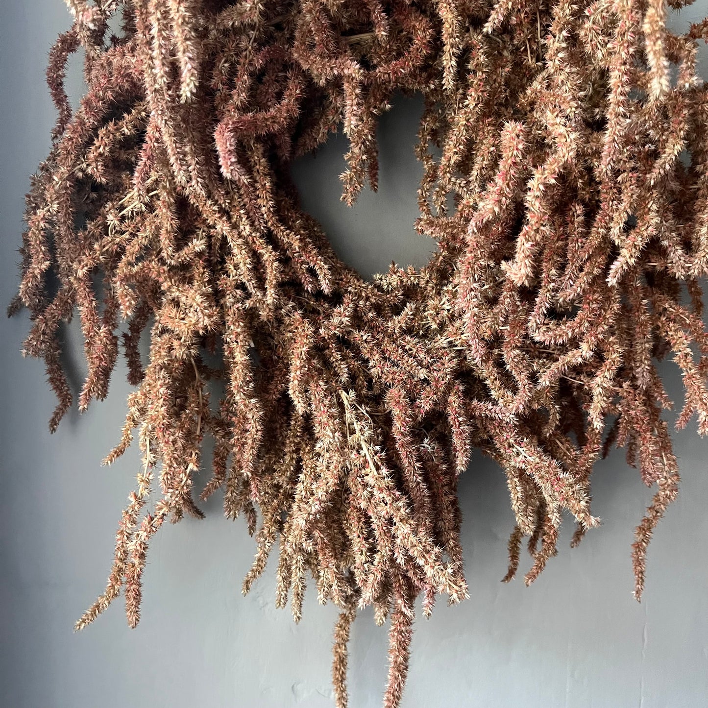 Autumn Dried Flower Wreath: Everlasting Floral Decor, 25cm