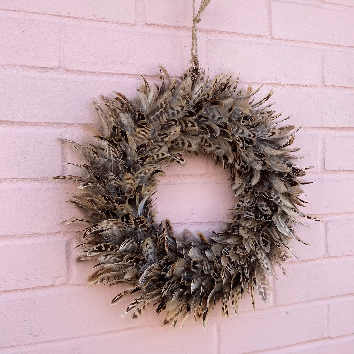 Front door decor | Door wreath | Feather wreath | Spring wreath | Easter wreath | Decor for Easter | Spring wreath | 30-35cm