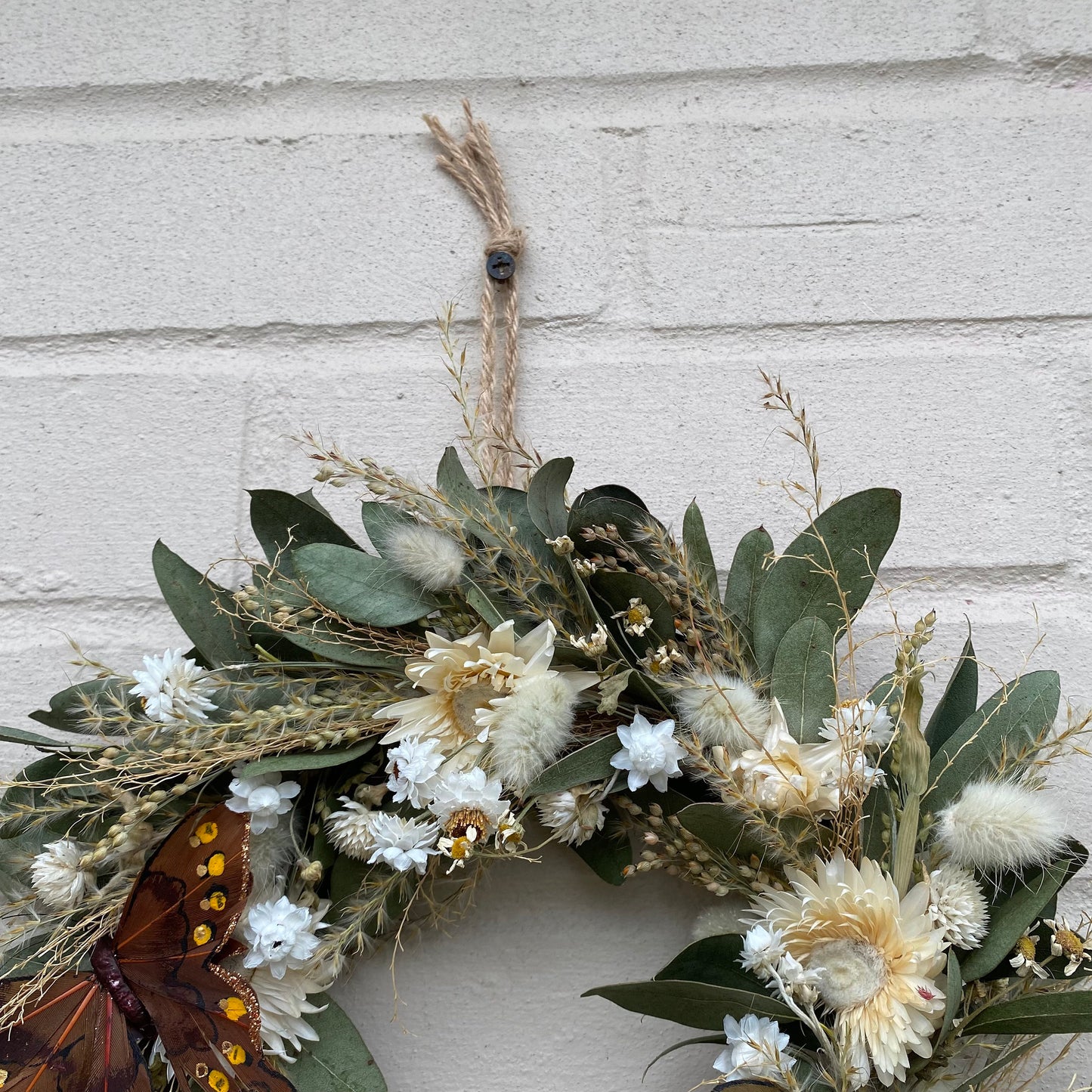 Dried flower wreath | Farmhouse style | Country living | Farmhouse wreath | Winter wreath | Christmas gifts for the house | 22cm