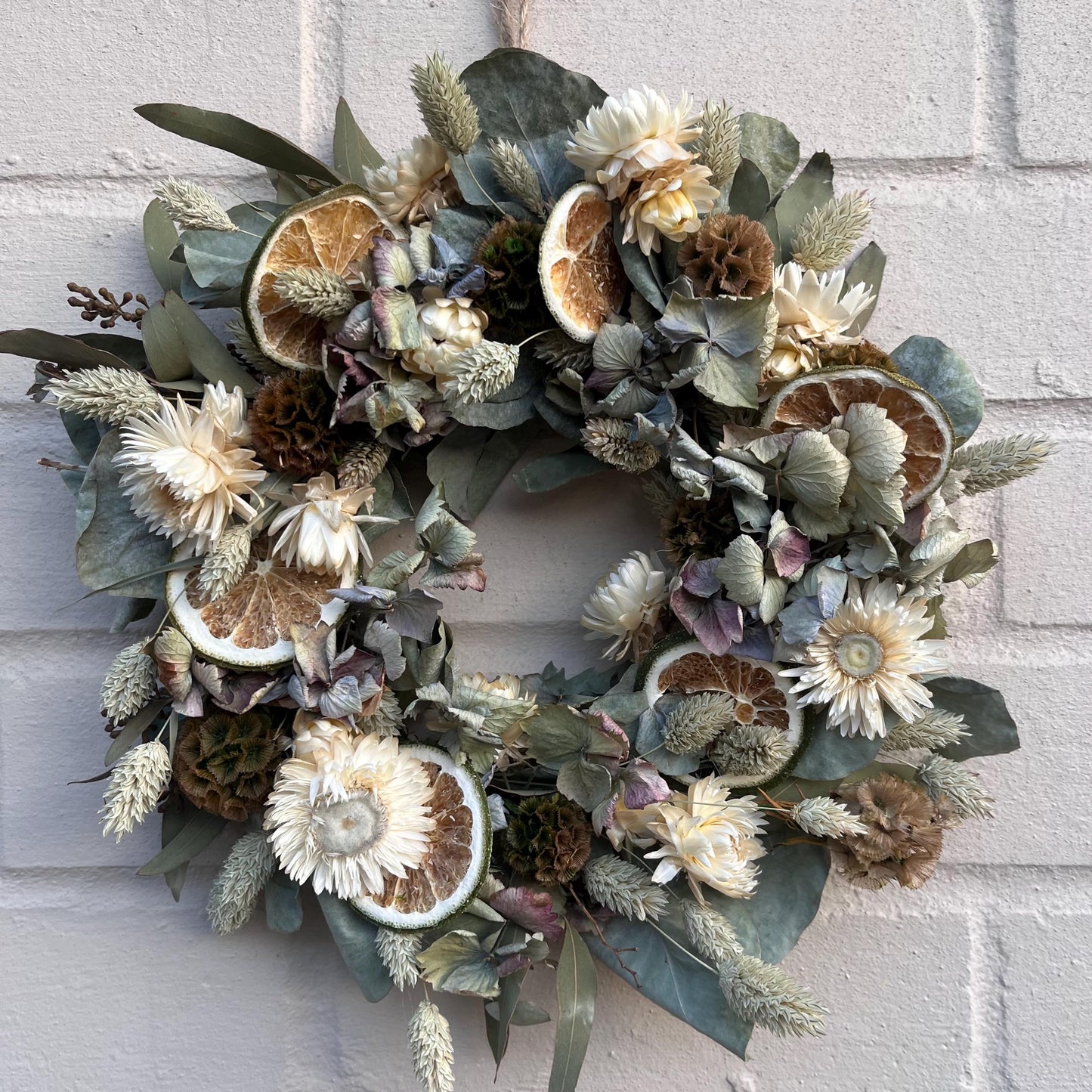 Spring dried flower wreath | Spring colours | Spring decor | Summer wreath | Everlasting dried flower wreath | Summer Door wreath | 23cm