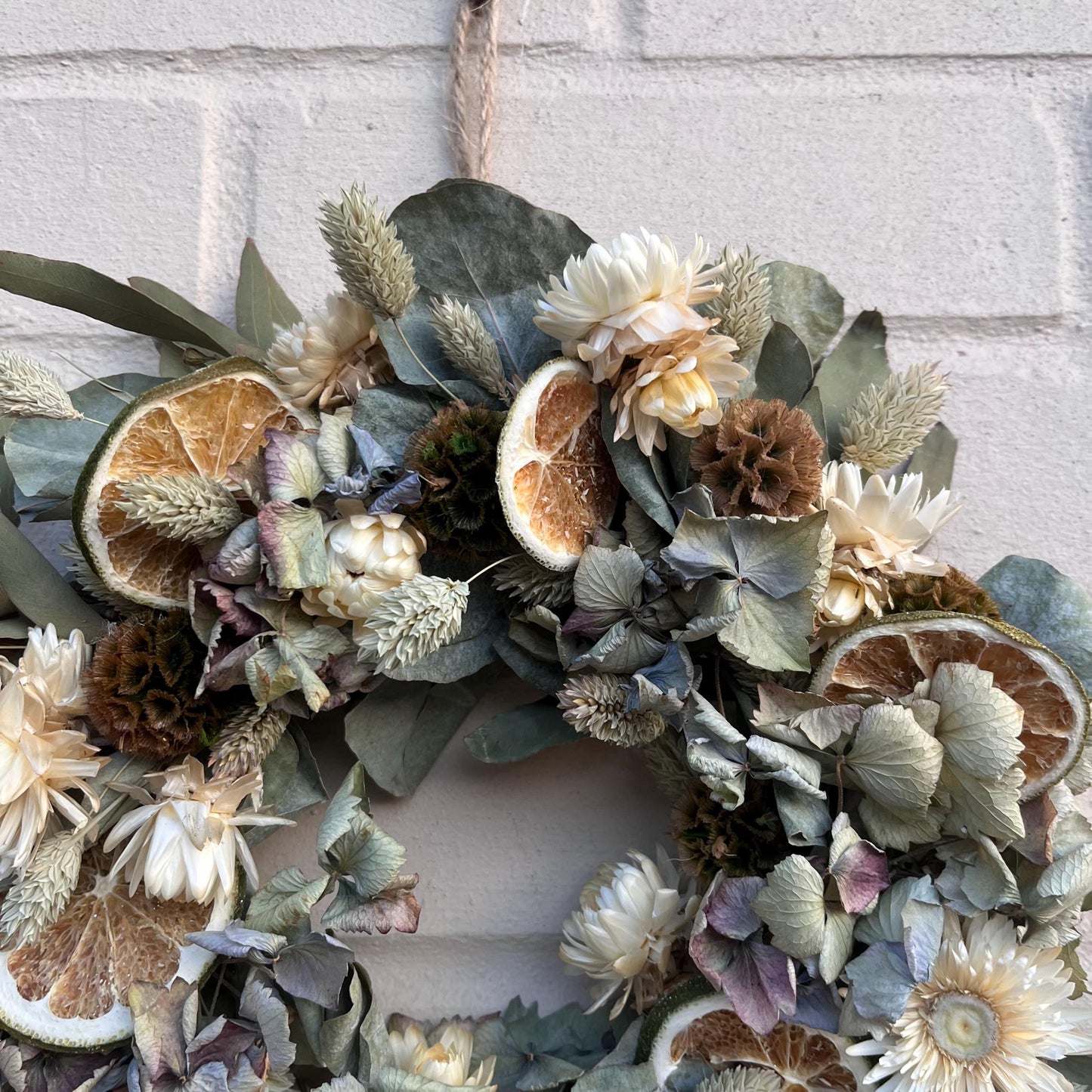 Spring dried flower wreath | Spring colours | Spring decor | Summer wreath | Everlasting dried flower wreath | Summer Door wreath | 23cm