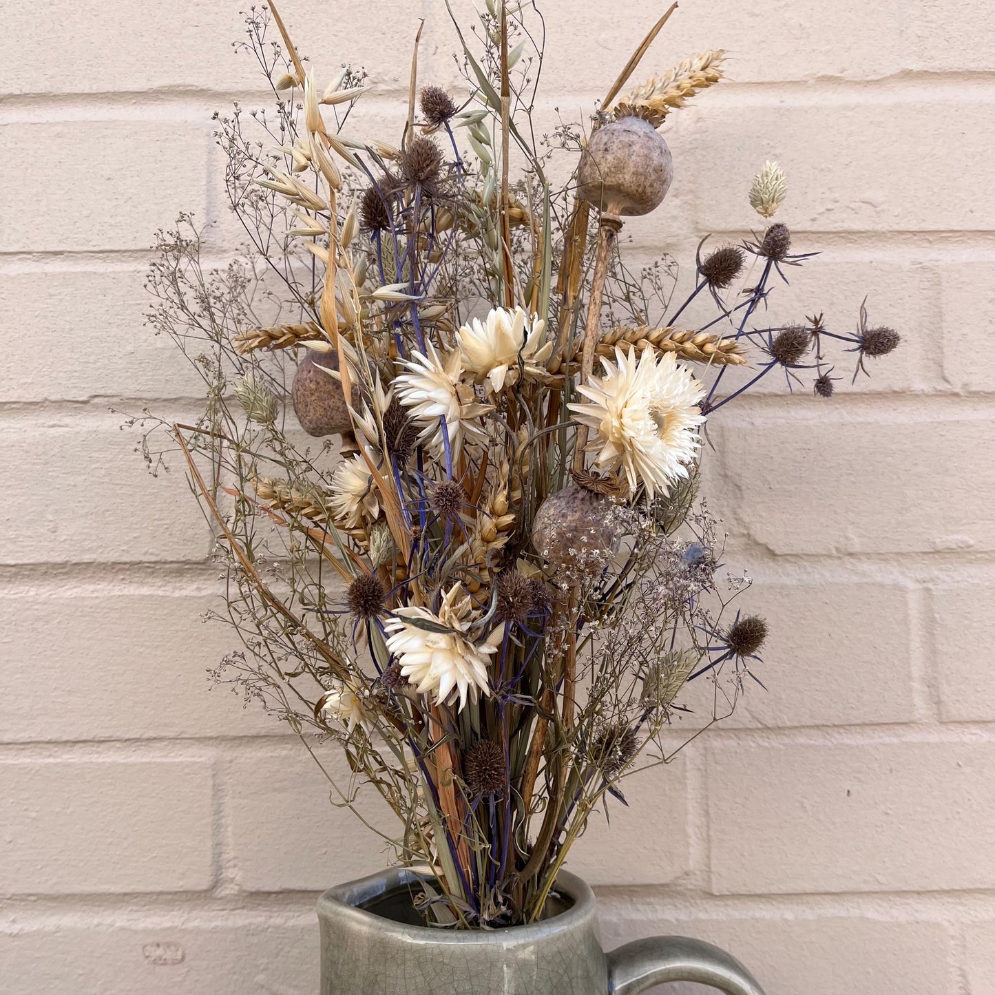 Dried flower bouquet | Spring flower bouquet | Gifts for her | Gifts for home owners | Cream and beige | British grown flowers