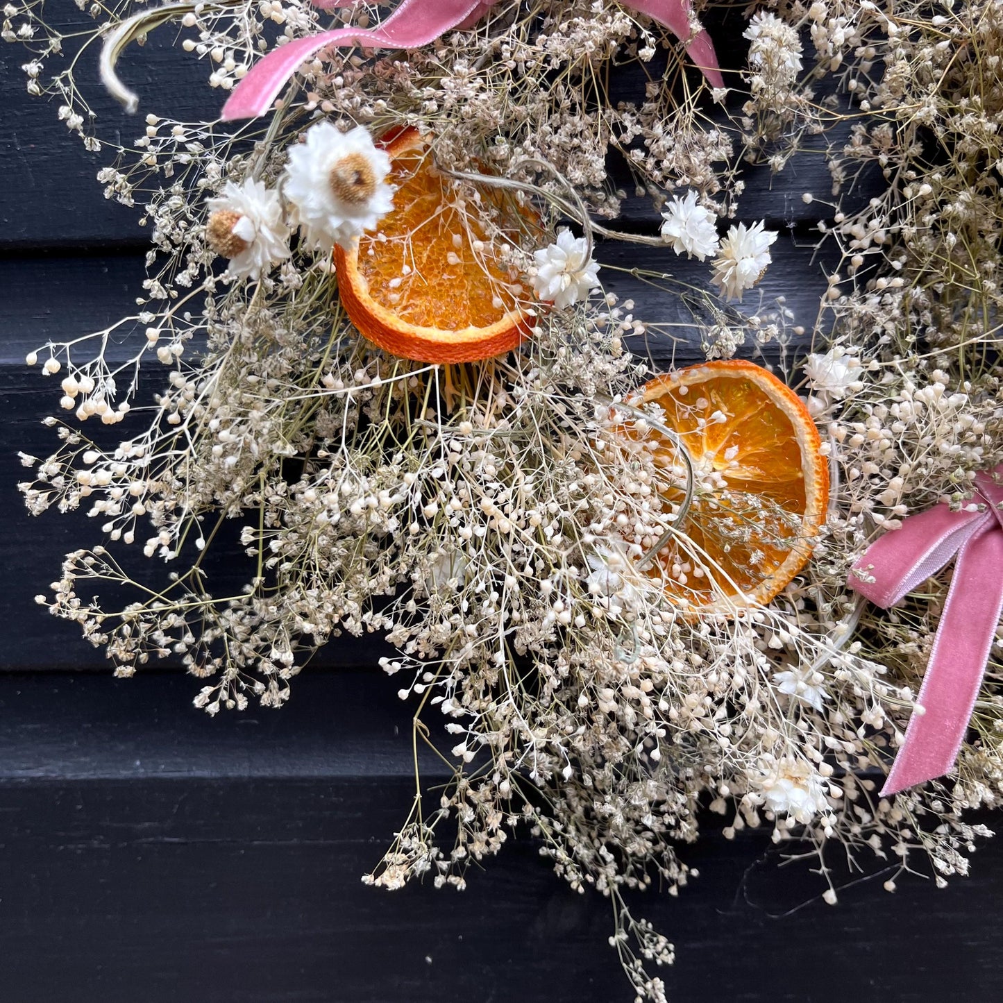Spring wreath | Spring decorations | Dried flower wreath | Farmhouse spring decor | Small wreath | Wall hangings | 25cm