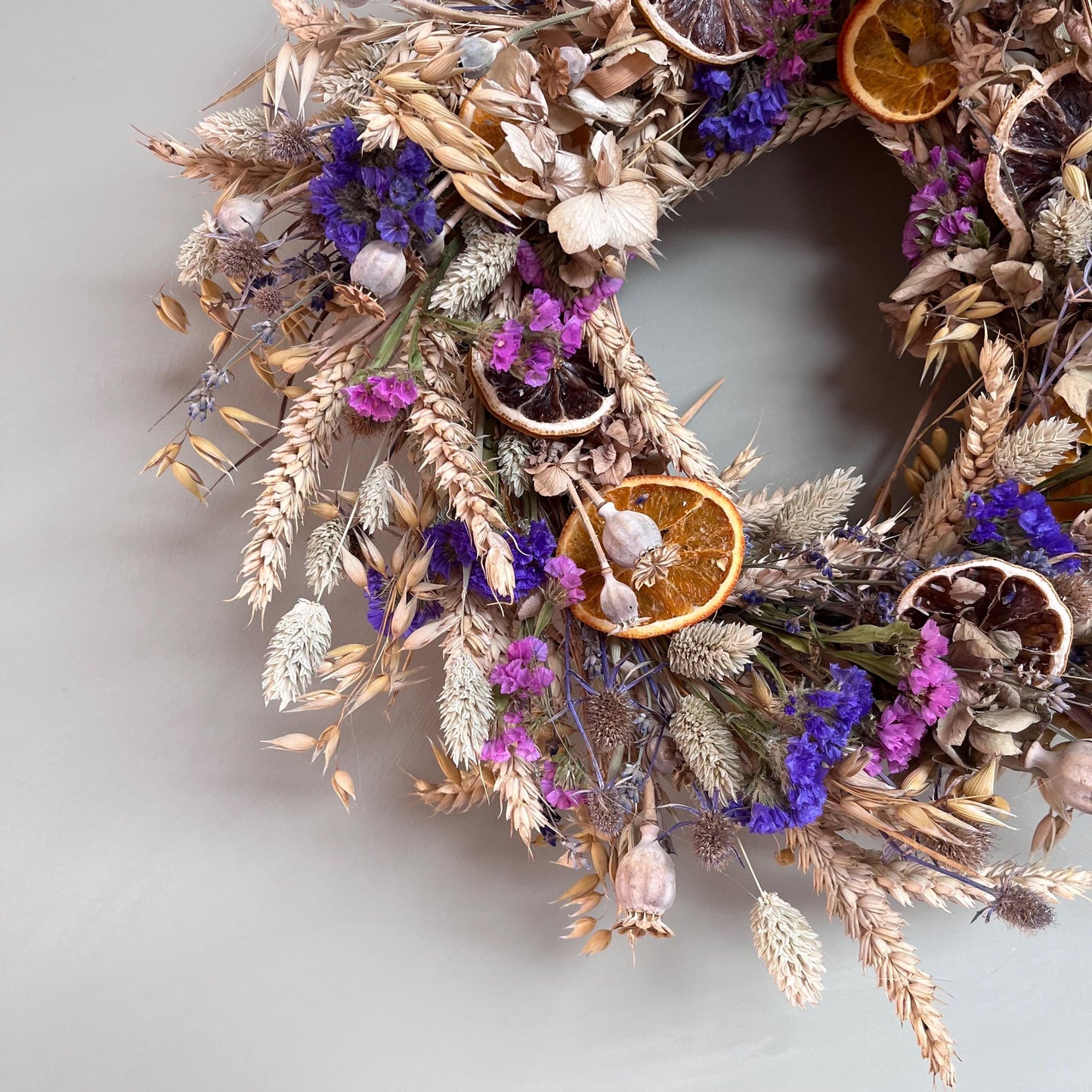 Dried flower wreath making kit | Wreath making kit | 25cm wreath | Craft kit | DIY kit | Flower craft kit