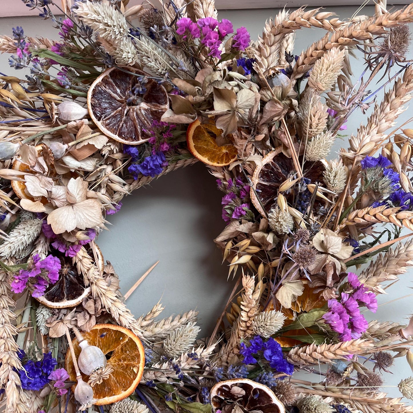 Dried flower wreath making kit | Wreath making kit | 25cm wreath | Craft kit | DIY kit | Flower craft kit