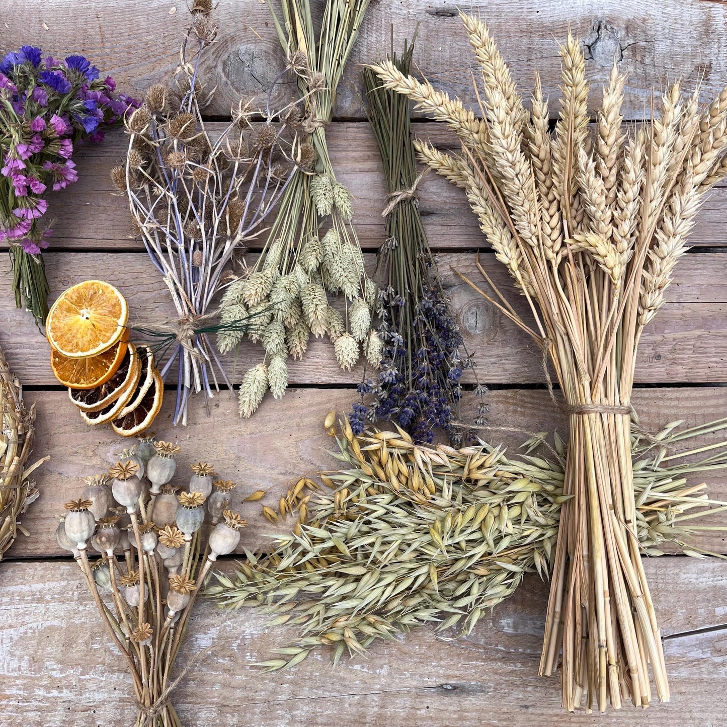 Dried flower wreath making kit | Wreath making kit | 25cm wreath | Craft kit | DIY kit | Flower craft kit