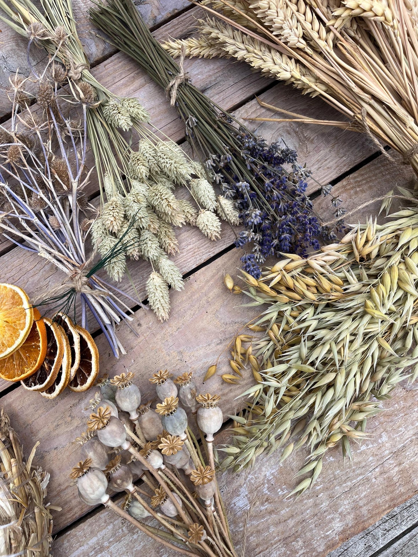 Dried flower wreath making kit | Wreath making kit | 25cm wreath | Craft kit | DIY kit | Flower craft kit