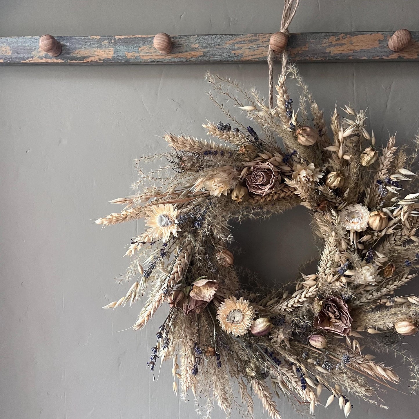 Winter wreath making kit- 25cm wreath craft kit | Christmas wreath making