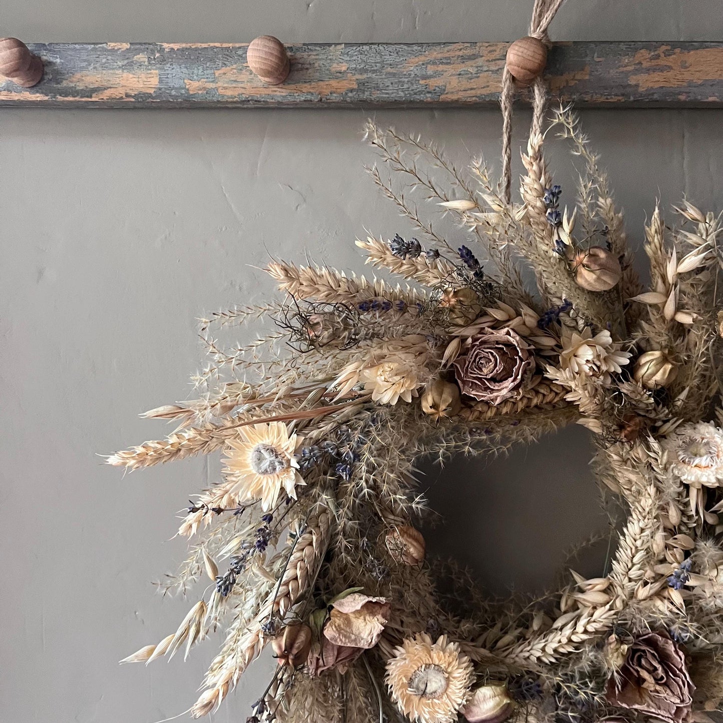 Winter wreath making kit- 25cm wreath craft kit | Christmas wreath making