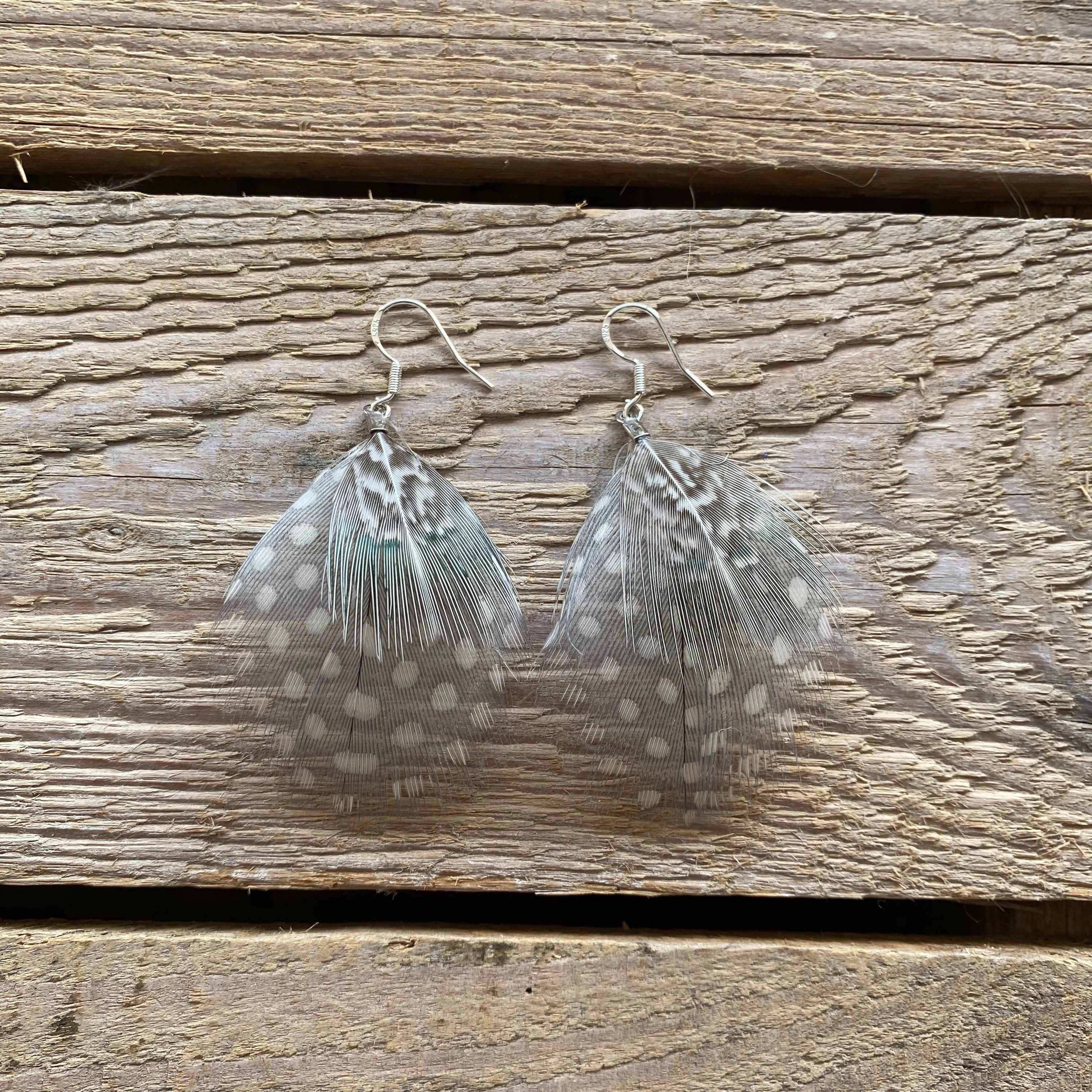 I make feather earrings : r/somethingimade